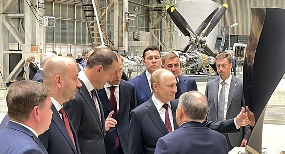 Preview Визит Путина в Самару: Осмотр предприятия «ОДК-Кузнецов»