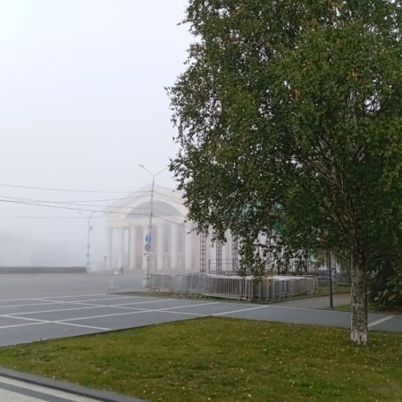 Столицу Карелии окутал радиационный туман: утренние фото