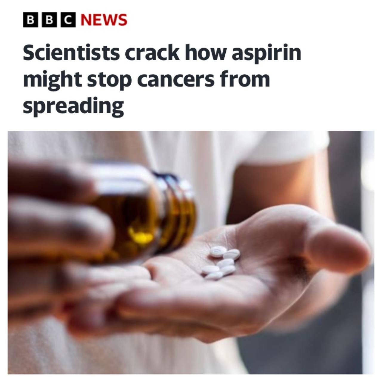 Preview Аспирин – новый союзник в борьбе с раком