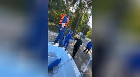 Preview В Челябинской области инспекторы ГИМС МЧС России спасли тонущего мужчину